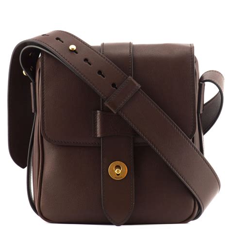 prada mens shoulder brown briefcase|prada men's bag price.